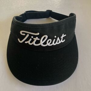 Titleist Black Adjustable Golf Tour Visor OS